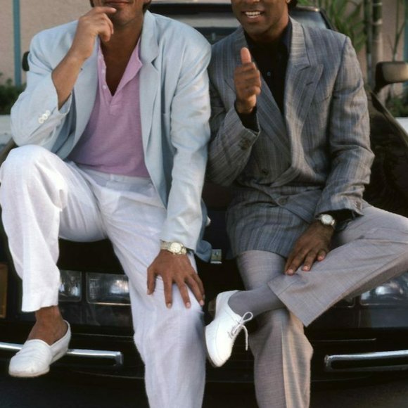 Men's HIPOPPOTAMUS White Leather Loafers Miami Vice Crockett Cool 10 D - Picture 11 of 11